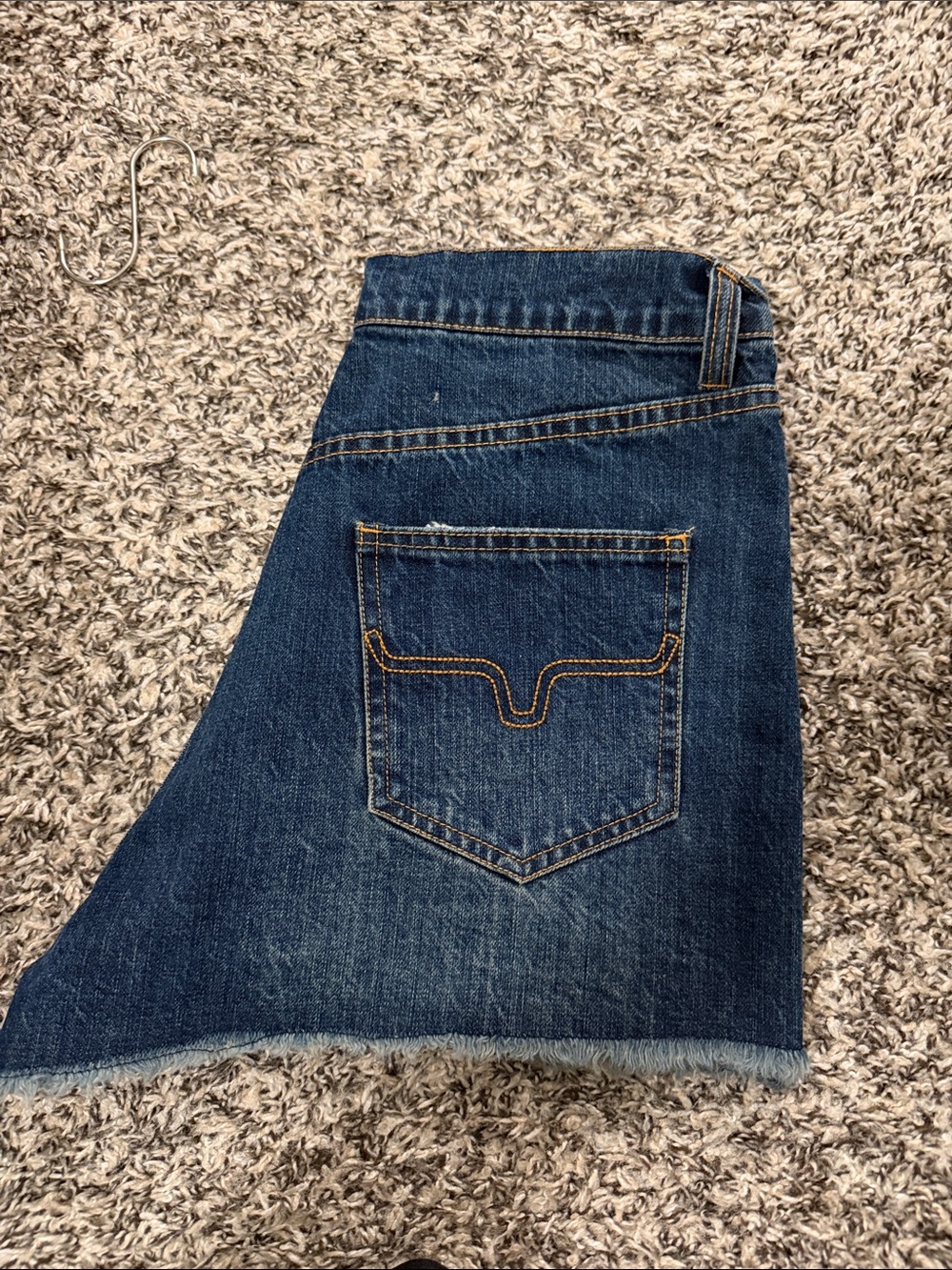 Kimes Ranch Blue Denim Jean Shorts